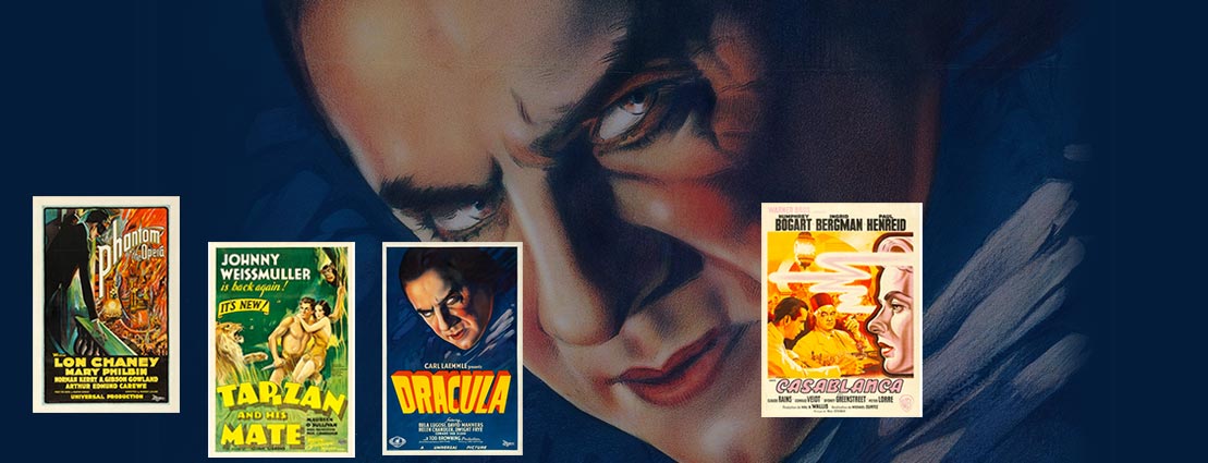 Dracula, The Phantom of the Opera, The Mummy, and Tarzan and His Mate