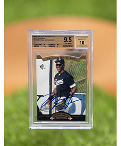 1995 SP Top Prospects Autographs Michael Jordan #14 BGS Gem Mint 9.5, Beckett Auto 10 - Pop Three, None Superior