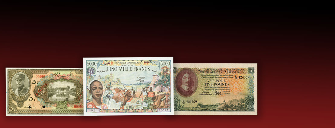Tuesday World Paper Money Select Auction