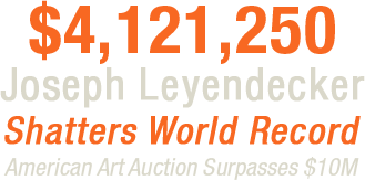 Hero - Results Joseph Christian Leyendecker (American, 1874-1951) Beat-up Boy, Football Hero sold for #4,121,250