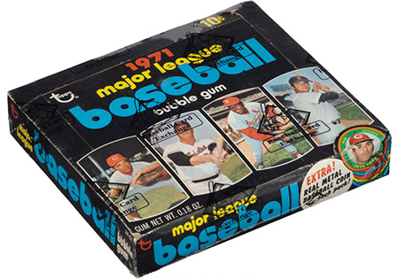 1971 Topps Baseball (3rd Series) Wax Box With 24 Unopened Packs