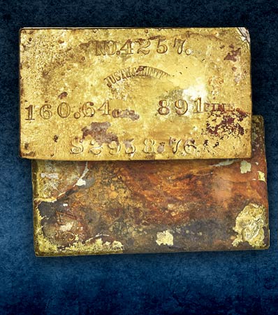 Justh & Hunter Gold Ingot, 160.64 Ounces