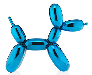 Jeff Koons 'Balloon Dog (Blue),' 2021.