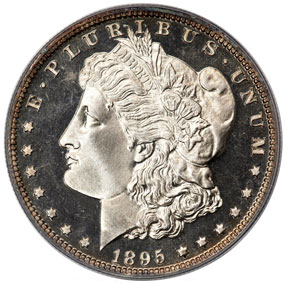 1895 Morgan DollarPR66 Deep Cameo PCGS