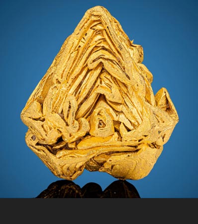 Native Gold Crystal. Icabarú. Bolívar. Venezuela