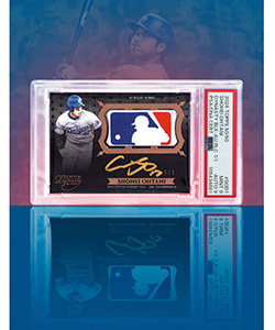 2024 Topps 50/50 Shohei Ohtani (Dynasty Black-Autographed Relic Card) #SOD1 PSA Mint 9, PSA/DNA Auto 9 - #'d 1/1