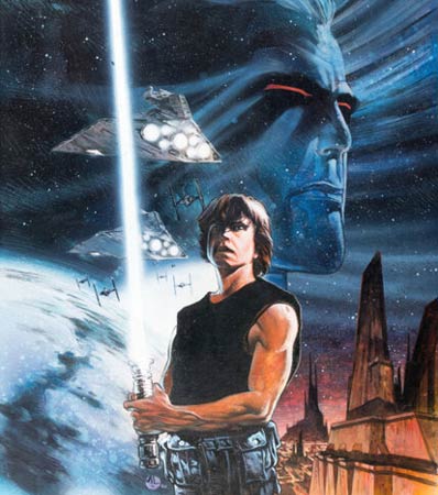 Mathieu Lauffray Star Wars: Heir to the Empire #1 de 6 Couverture Originale (Dark Horse Comics, 1995).