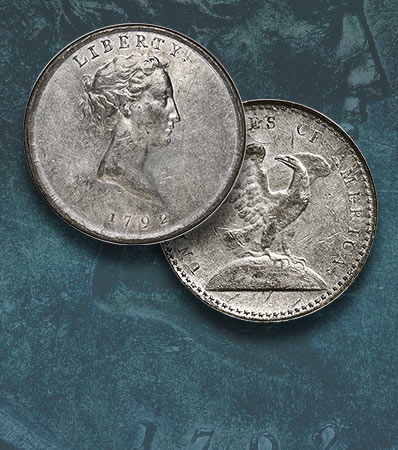 1792 Quarter Dollar, Judd-13, Pollock-15, High R.7 AU58 NGC. 