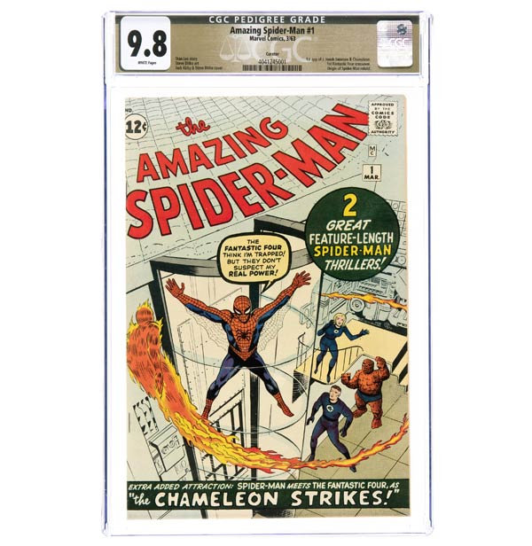 The Amazing Spider-Man #1 Curator Pedigree (Marvel, 1963) CGC NM/MT 9.8 White pages