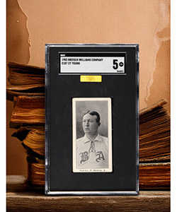 1903 E107 Breisch-Williams Cy Young SGC EX 5 -- Pop One, None Superior