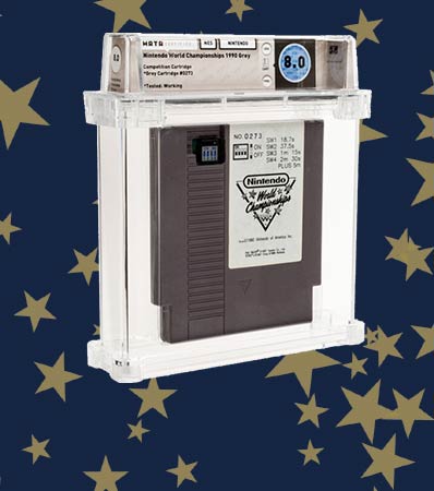 Nintendo World Championships 1990 Grey - Wata 8.0 Cart [#0273], NES Nintendo 1990 USA.