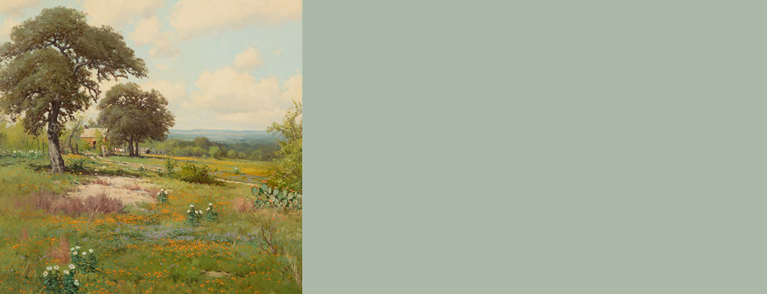 Porfirio Salinas (American, 1910-1973). Hill Country in Spring, 1951.