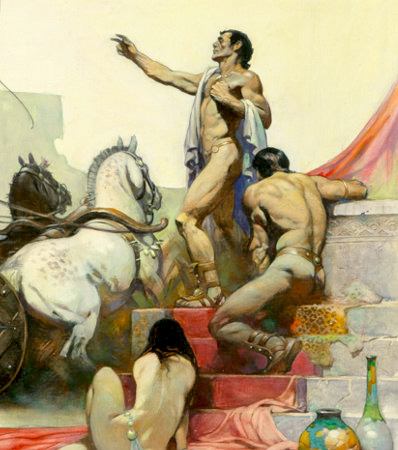 Frank Frazetta | Child of the Sun paperback cover, 1972