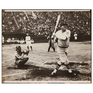 1934 Babe Ruth Tour of Japan Original Photograph, PSA/DNA Type 1 