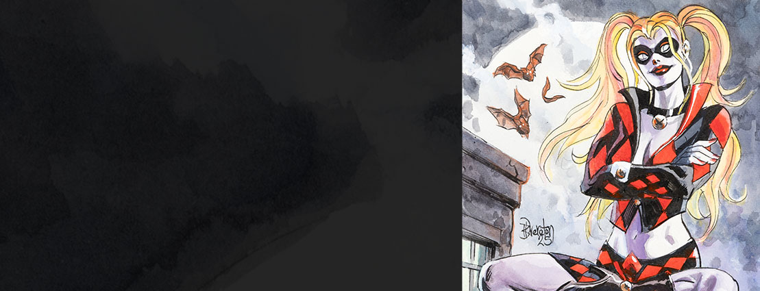 Dan Brereton - Harley Quinn Illustration Original Art