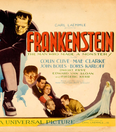 Frankenstein (Universal, 1931). Very Fine-, Title Lobby Card