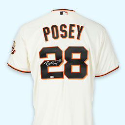 2021 Buster Posey Game Worn & Signed San Francisco Giants Jersey, MLB Authentic 8/30 vs. Brewers.