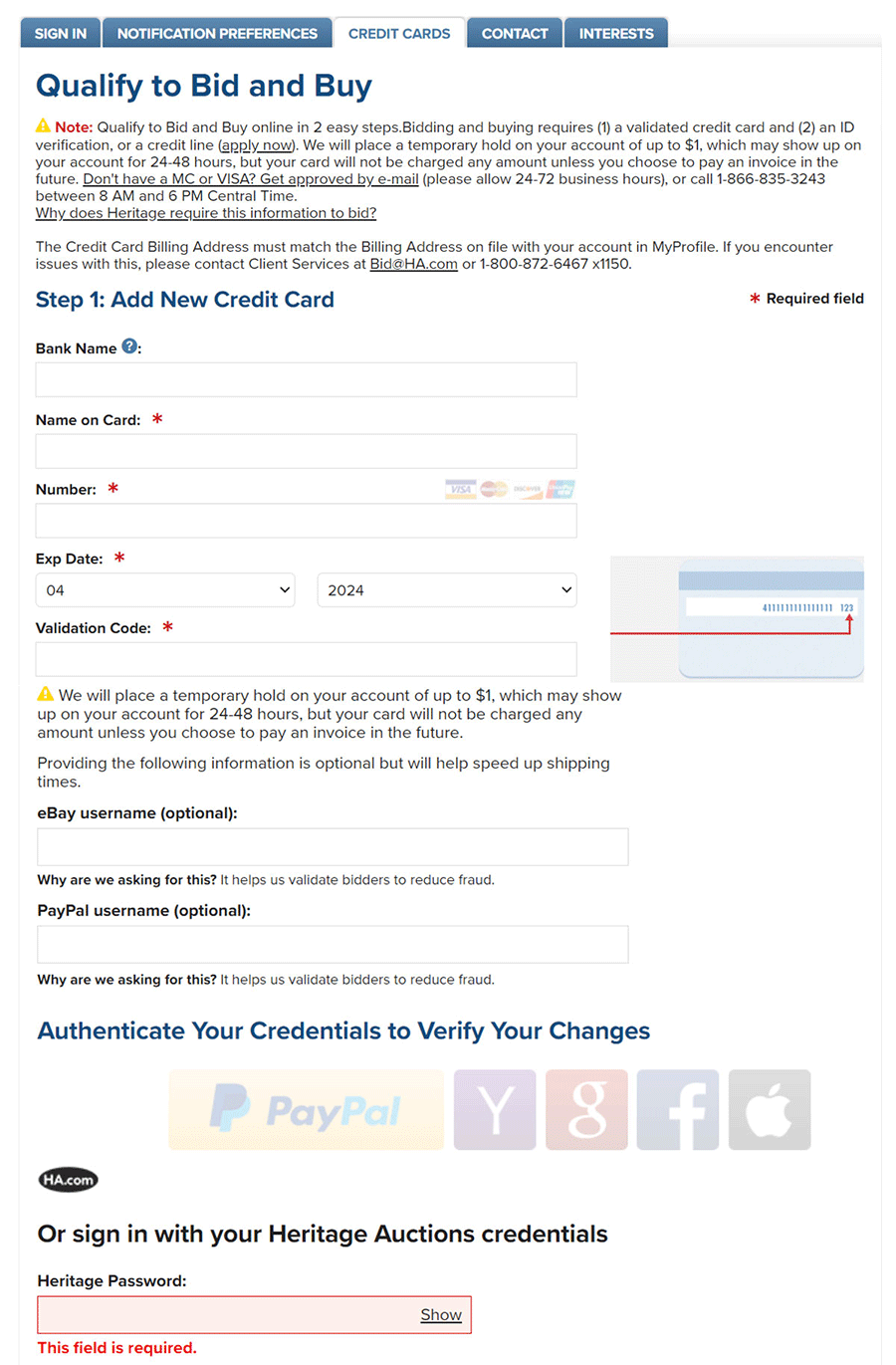 Qualify to Bid and Buy Figure