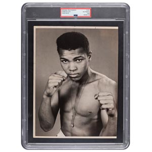 1959 Cassius Clay (Muhammad Ali) Original News Photograph, PSA/DNA Type 1