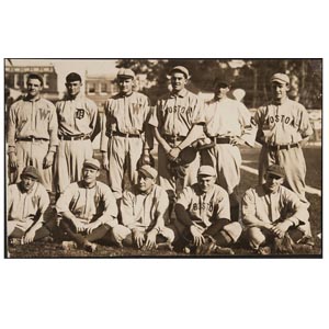 1912 American League All Star Team Original Photograph with Ty Cobb & Walter Johnson, PSA/DNA Type 1 