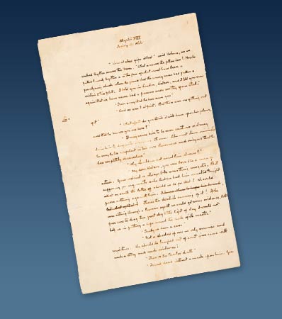 Sir Arthur Conan Doyle Autograph Manuscript Leaf from The Hound of the Baskervilles.  