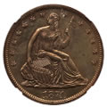 1871 Half Dollar, Judd-1117, Pollock-1253, High R.7, PR65 Brown NGC. Ex: Samuel Berngard Collection
