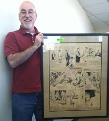 Alex Raymond 'Flash Gordon' Sunday Comic Strip with Matching 'Jungle Jim' Topper Original Art dated 9-22-40 (King Features Syndicate, 1940)