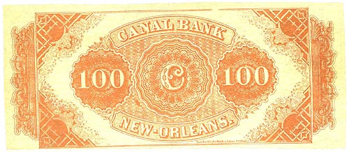 Canal Bank $100 - Reverse