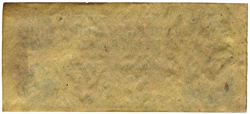 Confederate States of America $500 1864 - Reverse