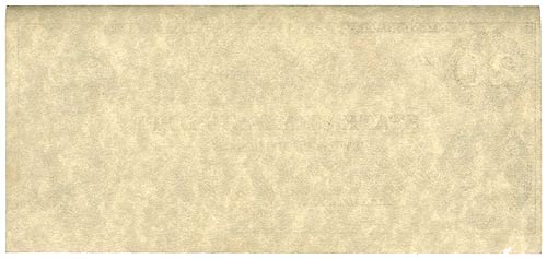 State of Mississippi $20 1863 - Reverse